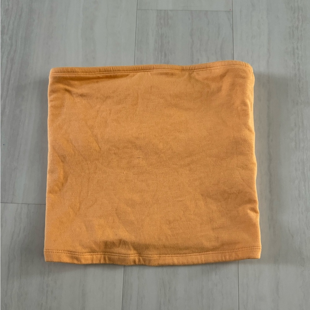 orange tube top